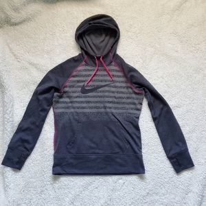 NIKE Magenta/Grey Therma-Fit Sweatshirt